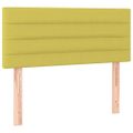 vidaXL Boxspring posteľ s matracom zelená 100x200 cm látka