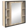 vidaXL Sada kúpeľňového nábytku 3 ks Sonoma dub 33 x 33 x 185,5 cm