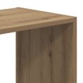 vidaXL Knižnica dub artisan 68,5x32x68,5 cm kompozitné drevo