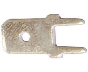 Faston-konektor 6,3mm do DPS pozinkovaný