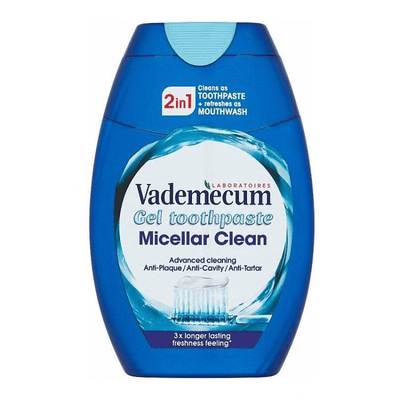 Vademecum 2in1 Micellar Clean gélová zubná pasta 75ml