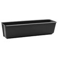 vidaXL Kvetinové boxy pre euro palety 24 ks Čierna 36 x 13,5 x 9,5 cm