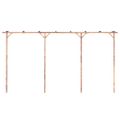 vidaXL Bambusová pergola 385x40x205 cm