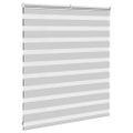 vidaXL Zebra roleta svetlosivá 120x100cm šírka látky 115,9cm polyester