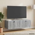 vidaXL Nástenná TV skrinka Nástenný Sivá sonoma 98 x 41 x 30 cm
