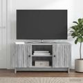 vidaXL TV skrinka 102 x 34,5 x 50 cm Sivý Sonoma Kompozitné drevo