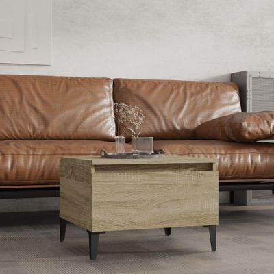 vidaXL Bočný stolík dub sonoma 50x46x35 cm spracované drevo