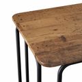 vidaXL Jedálenský stôl 100 x 50 x 75 cm Kompozitné drevo Staré drevo