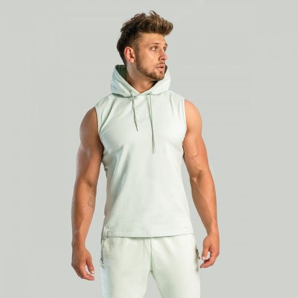Tielko Essential Hoodie Tank Moon Grey - STRIX, veľkosť M, veľkosť oblečenia M