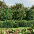vidaXL Drôtený plot s kotviacimi hrotmi zelený 1,8x10 m