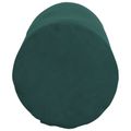 vidaXL Podložkové vankúše 2 pcs Tmavozelená Ø 15 x 40 cm