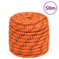 vidaXL Lodné lano oranžové 18 mm 50 m polypropylén