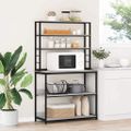 vidaXL Kuchynská polica 5 úrovní 100 x 40 x 168 cm Kompozitné drevo