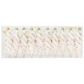 vidaXL Vianočná špirálová guľa 40 ks šampanského 3 x 11 cm Plast