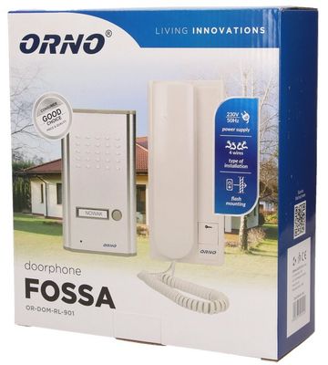 Súprava interkomov pre jednu rodinu, pod omietku ORNO OR-DOM-RL-901 Sada interkomov pre jednu rodinu, pod omietku ORNO OR-DOM-RL-901