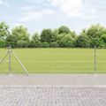 vidaXL Zvarené drôtené pletivo s betónovým základom 100 x 0,8 m