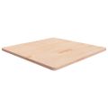 vidaXL Štvorcová stolová doska 80x80x2,5 cm neošetrený dubový masív