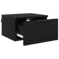 vidaXL Nočný stolík 2 ks Čierny dub 34 x 30 x 20 cm Kompozitné drevo
