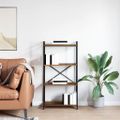 vidaXL Regál na knihy 60 x 30 x 120 cm Kompozitné drevo Staré drevo