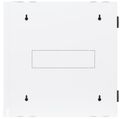 Ubiquiti UniFi 12U Rack Cabinet Wall SW Glass - Nástěnný rozvaděč, výška 12U, ventilátory, prosklené dveře, dvoudílný Rack, 12U, nástenný, sklenené dvere, ventilátory, 80 kg nosnost, 600 × 703 × 639 mm, bílý