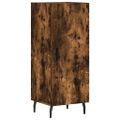 vidaXL Vysoká skrinka dymový dub 34,5x34x180 cm spracované drevo