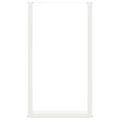 vidaXL Nohy barového stola v tvare U, 2 ks, biele, 60 x (100-101) cm, oceľové