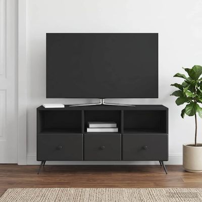vidaXL TV skrinka Čierna 102 x 34,5 x 50 cm Kompozitné drevo
