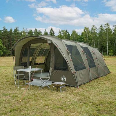 vidaXL Tunelový stan 427 x 315 x 178 cm Olivovo zelená