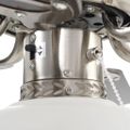 vidaXL Ozdobný stropný ventilátor s osvetlením, 82 cm tmavohnedý