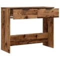 vidaXL Konzolový stolík Old Wood 90x36x75 cm Engineered Wood