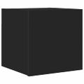 vidaXL Nástenná TV skrinka čierna 30,5x30x30 cm