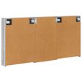 vidaXL Set kabinetov do kúpeľne 3 ks 140 x 14,5 x 70 cm