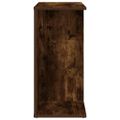 vidaXL Nočné stolíky 2 ks dymový dub 46,5x29x61 cm kompozitné drevo