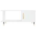 vidaXL Konferenčný stolík biely 90x50x40 cm kompozitné drevo