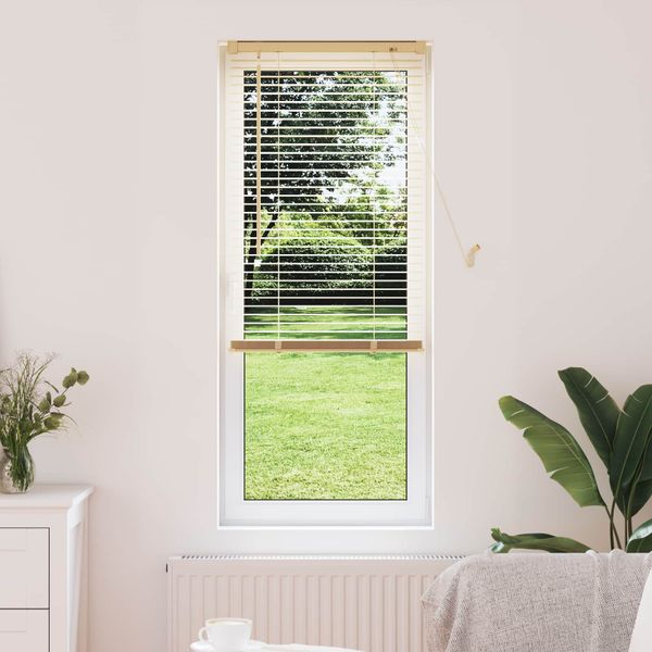 vidaXL Žalúzia Svetlohnedá s Vzorom 150 x 40 cm 25 mm PVC