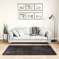 vidaXL Prateľný koberec 80x150 cm antracitový