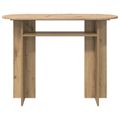 vidaXL Konzolový stôl Dub artisan 100 x 39,5 x 75 cm Kompozitné drevo