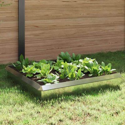 vidaXL Slimákové zábrany 8 ks 100 x 3,5 x 25 cm Pozinkovaná oceľ