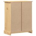 vidaXL Zásuvková skrinka Corona 92x48x114 cm borovicový masív