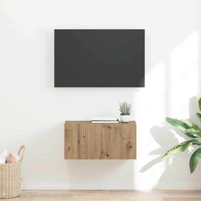 vidaXL TV nástenná skriňa Nástenný Remeselnícky dub 60 x 31 x 29,5 cm