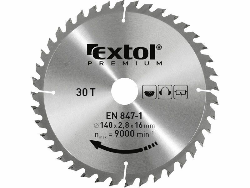 Kotouč pilový s SK plátky, 165x2,0x20mm, 24T, šířka SK plátků 2,8mm, SK EXTOL-PREMIUM