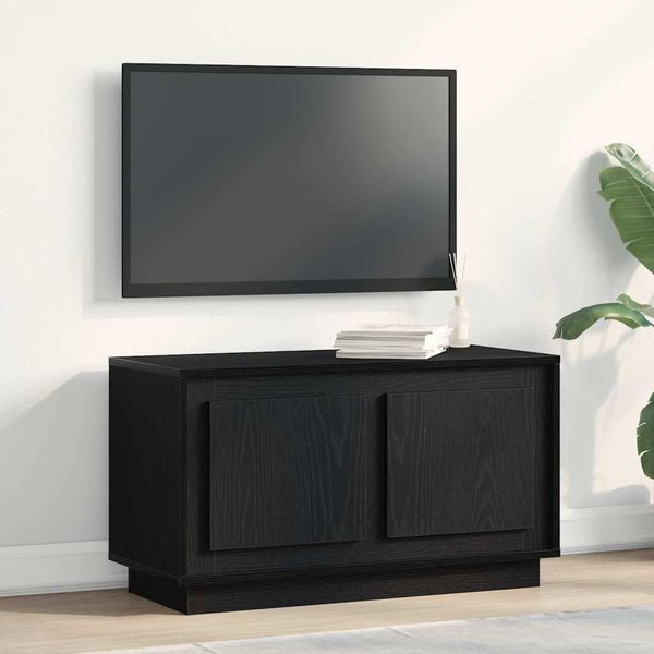 vidaXL TV skrinka Čierny dub 80 x 35 x 45 cm Kompozitné drevo