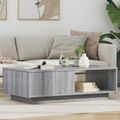 vidaXL Konferenčný stolík Sivý Sonoma 95 x 55 x 31 cm Kompozitné drevo