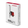 AXAGON PCEE-GIX, PCIe sieťová karta - 1x Gigabit Ethernet port (RJ-45), Intel i210AT, PXE, vrát. LP