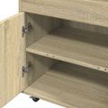 vidaXL Barový vozík dub sonoma 60x39,5x89 cm kompozitné drevo