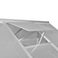 vidaXL Skleník, hliník 481x250x195 cm 23,44 m³