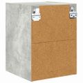 vidaXL Závesná skrinka Betónová šedá 30 x 29,5 x 40 cm