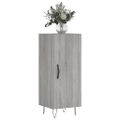 vidaXL Komoda sivý dub sonoma 34,5x34x90 cm spracované drevo