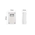Senzor súmraku 1800W IP65 biela