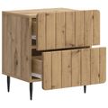 vidaXL Nočný stolík Dub artisan 43 x 34,5 x 49,5 cm Kompozitné drevo